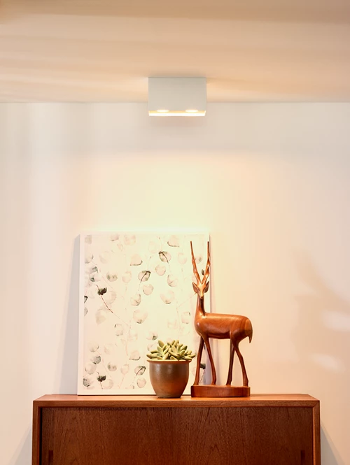 Lucide BODI - Spot plafond - 2xGU10 - Blanc - ambiance 1